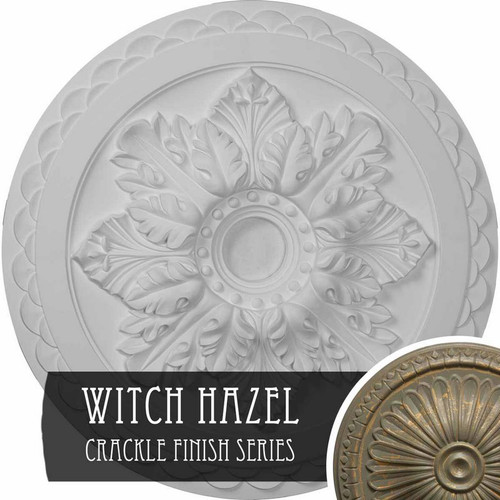 Ekena Millwork Bordeaux Deluxe Ceiling Medallion - Primed Polyurethane - CM23BOWHC