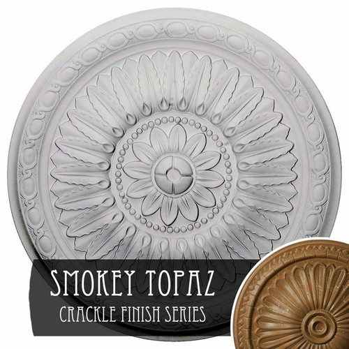 Ekena Millwork Temple Ceiling Medallion - Primed Polyurethane - CM24TESTC