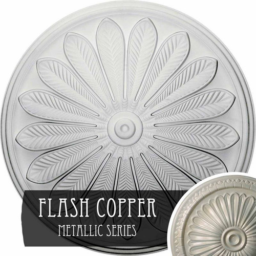 Ekena Millwork Brontes Ceiling Medallion - Primed Polyurethane - CM25BRFCS