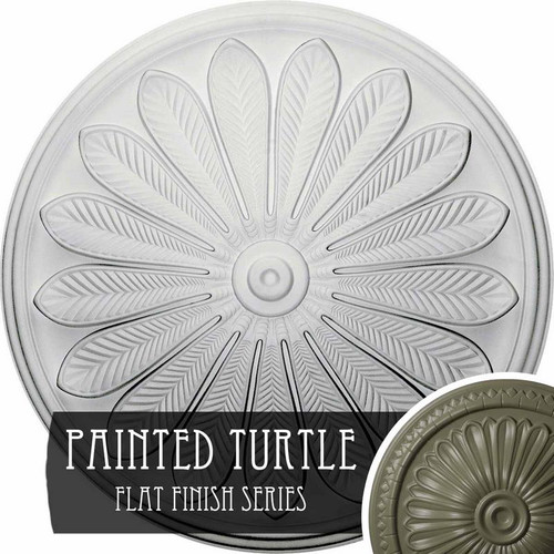 Ekena Millwork Brontes Ceiling Medallion - Primed Polyurethane - CM25BRPTF