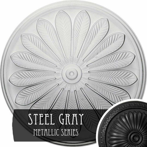 Ekena Millwork Brontes Ceiling Medallion - Primed Polyurethane - CM25BRSGS