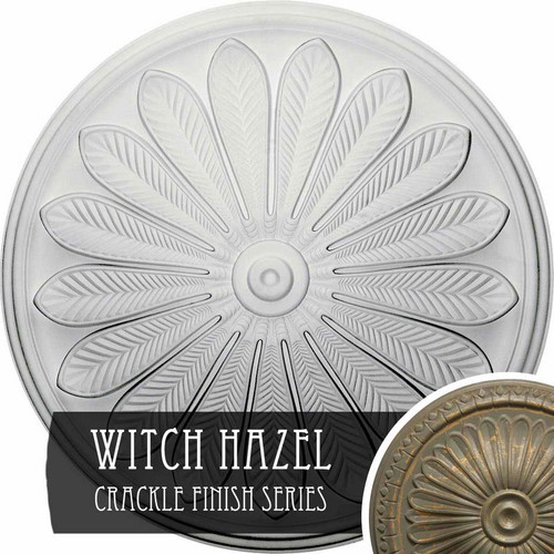 Ekena Millwork Brontes Ceiling Medallion - Primed Polyurethane - CM25BRWHC