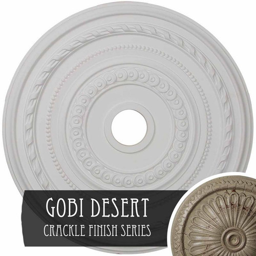 Ekena Millwork Cole Ceiling Medallion - Primed Polyurethane - CM25COGDC