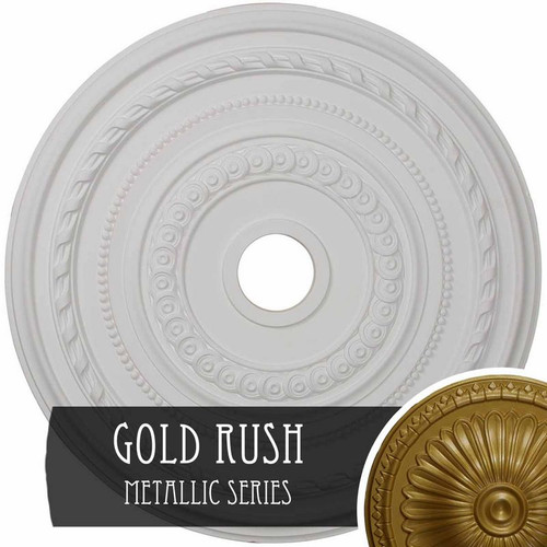 Ekena Millwork Cole Ceiling Medallion - Primed Polyurethane - CM25COGLS