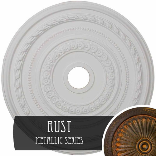 Ekena Millwork Cole Ceiling Medallion - Primed Polyurethane - CM25CORUS
