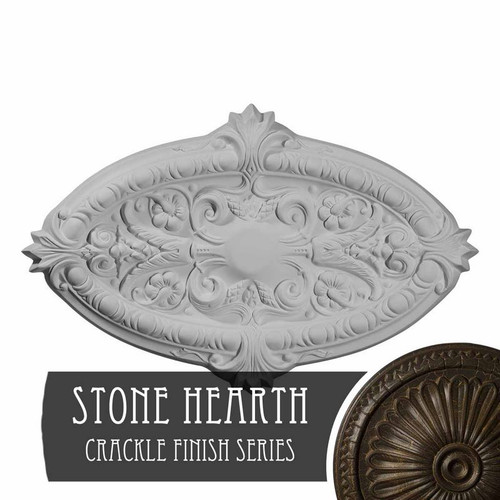 Ekena Millwork Marcella Ceiling Medallion - Primed Polyurethane - CM26MRSHC