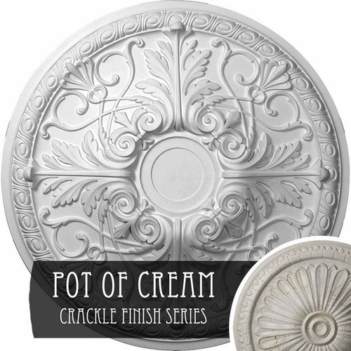 Ekena Millwork Tristan Ceiling Medallion - Primed Polyurethane - CM26TNPCC