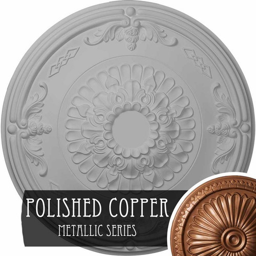 Ekena Millwork Athens Ceiling Medallion - Primed Polyurethane - CM27ATPOS