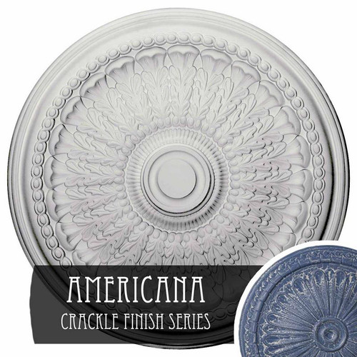 Ekena Millwork Brunswick Ceiling Medallion - Primed Polyurethane - CM27BRAMC