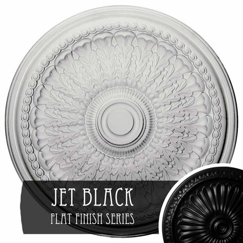 Ekena Millwork Brunswick Ceiling Medallion - Primed Polyurethane - CM27BRBLF