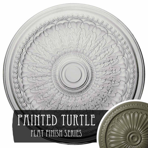 Ekena Millwork Brunswick Ceiling Medallion - Primed Polyurethane - CM27BRPTF