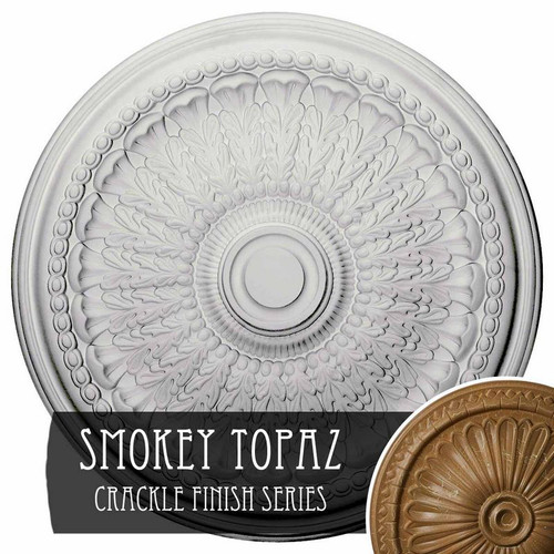 Ekena Millwork Brunswick Ceiling Medallion - Primed Polyurethane - CM27BRSTC