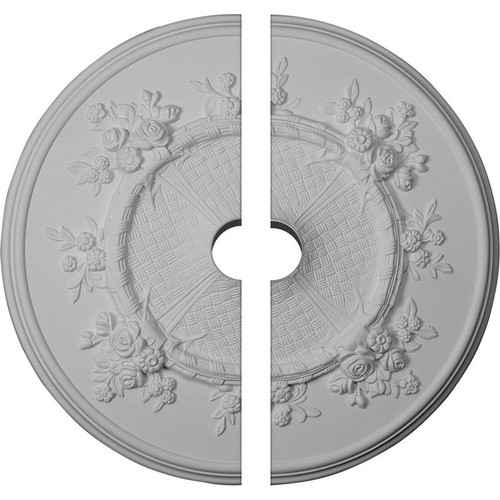 Ekena Millwork Flower Ceiling Medallion - Primed Polyurethane - CM27FL2-03500