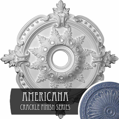 Ekena Millwork Benson Classic Ceiling Medallion - Primed Polyurethane - CM28BEAMC