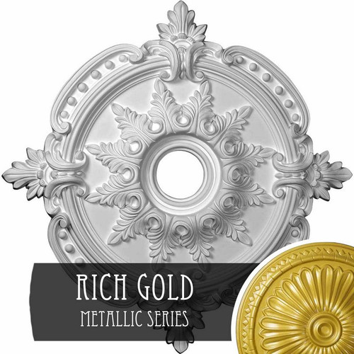 Ekena Millwork Benson Classic Ceiling Medallion - Primed Polyurethane - CM28BERGS