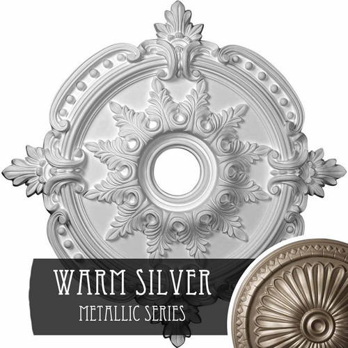 Ekena Millwork Benson Classic Ceiling Medallion - Primed Polyurethane - CM28BEWSS