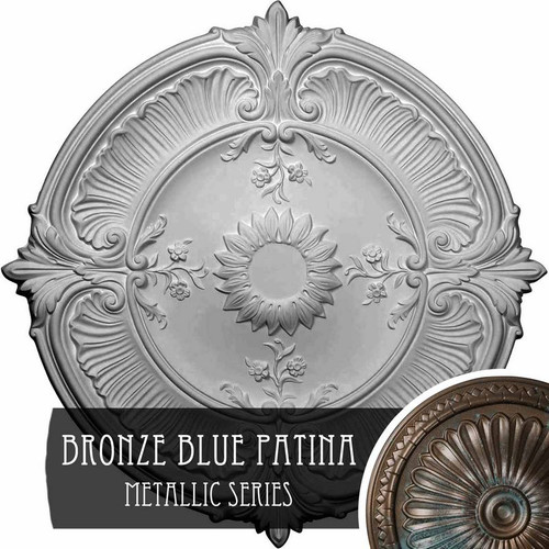 Ekena Millwork Attica Acanthus Leaf Ceiling Medallion - Primed Polyurethane - CM30ATBBS