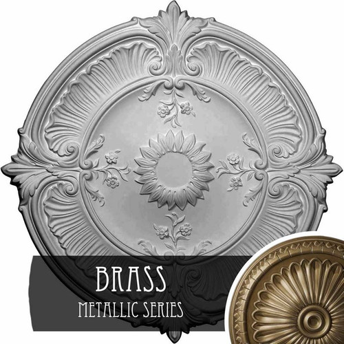 Ekena Millwork Attica Acanthus Leaf Ceiling Medallion - Primed Polyurethane - CM30ATBRS