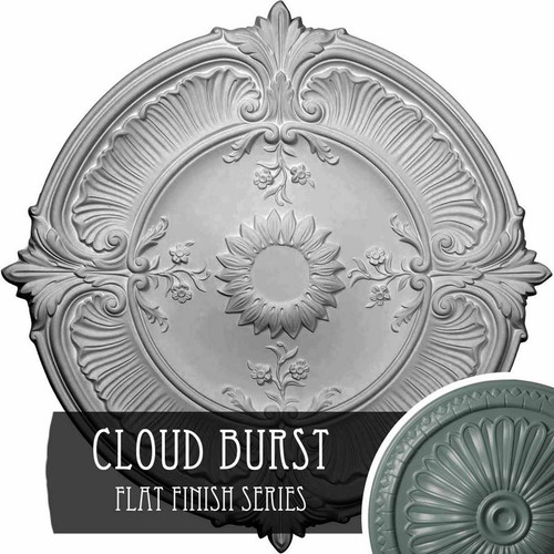 Ekena Millwork Attica Acanthus Leaf Ceiling Medallion - Primed Polyurethane - CM30ATCBF