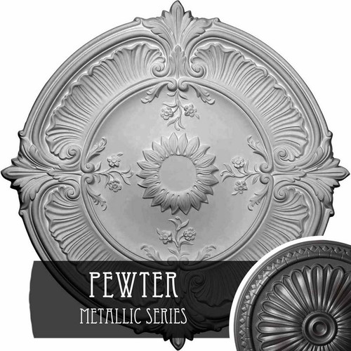 Ekena Millwork Attica Acanthus Leaf Ceiling Medallion - Primed Polyurethane - CM30ATPES