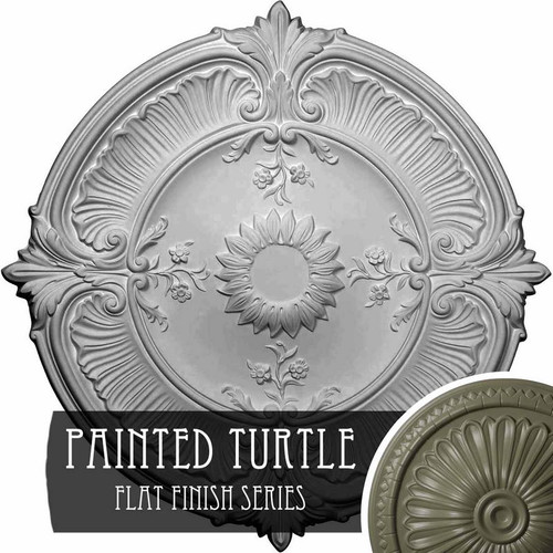 Ekena Millwork Attica Acanthus Leaf Ceiling Medallion - Primed Polyurethane - CM30ATPTF