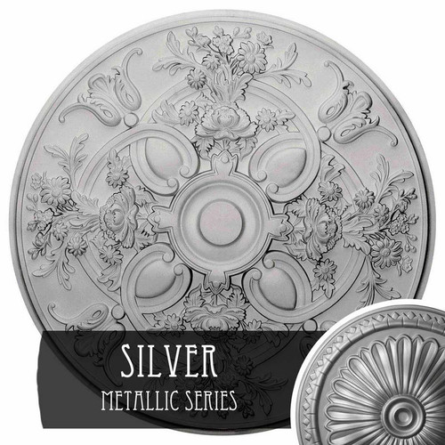 Ekena Millwork Baile Ceiling Medallion - Primed Polyurethane - CM31BASLS