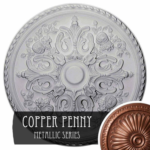 Ekena Millwork Bradford Ceiling Medallion - Primed Polyurethane - CM32BRCPS