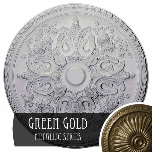 Ekena Millwork Bradford Ceiling Medallion - Primed Polyurethane - CM32BRGGS