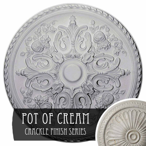 Ekena Millwork Bradford Ceiling Medallion - Primed Polyurethane - CM32BRPCC