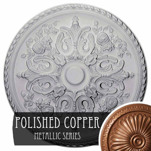 Ekena Millwork Bradford Ceiling Medallion - Primed Polyurethane - CM32BRPOS
