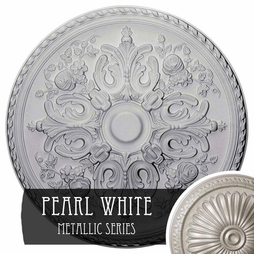 Ekena Millwork Bradford Ceiling Medallion - Primed Polyurethane - CM32BRPWS