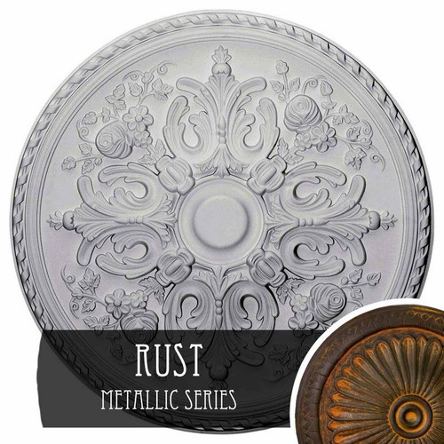 Ekena Millwork Bradford Ceiling Medallion - Primed Polyurethane - CM32BRRUS