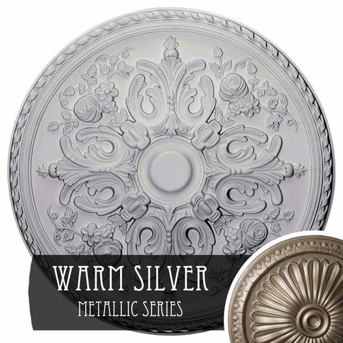 Ekena Millwork Bradford Ceiling Medallion - Primed Polyurethane - CM32BRWSS