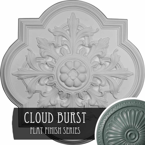 Ekena Millwork Bonetti Ceiling Medallion - Primed Polyurethane - CM34BOCBF