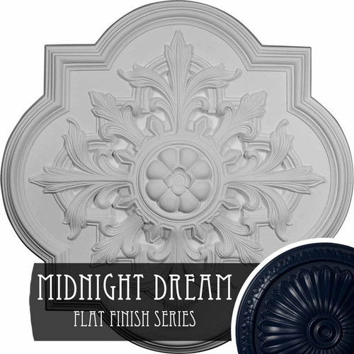 Ekena Millwork Bonetti Ceiling Medallion - Primed Polyurethane - CM34BOMDF