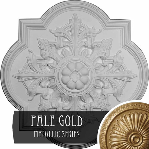 Ekena Millwork Bonetti Ceiling Medallion - Primed Polyurethane - CM34BOPAS