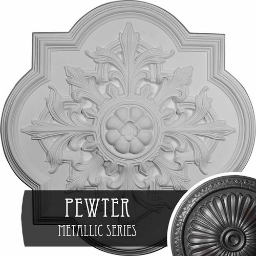 Ekena Millwork Bonetti Ceiling Medallion - Primed Polyurethane - CM34BOPES