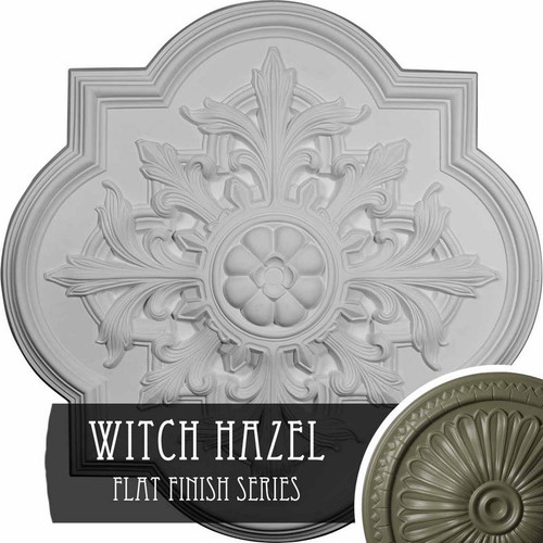 Ekena Millwork Bonetti Ceiling Medallion - Primed Polyurethane - CM34BOWHF