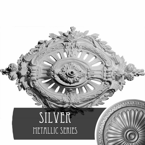 Ekena Millwork Antonio Ceiling Medallion - Primed Polyurethane - CM35X22ANSLS
