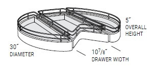 JSI Cabinetry Trenton Recessed Kitchen Cabinet - LSDR-VTR