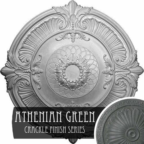 Ekena Millwork Attica Ceiling Medallion - Primed Polyurethane - CM39ATAGC