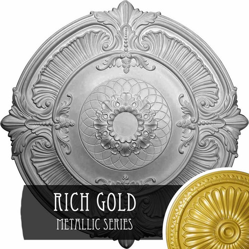 Ekena Millwork Attica Ceiling Medallion - Primed Polyurethane - CM39ATRGS