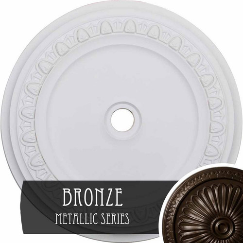 Ekena Millwork Caputo Ceiling Medallion - Primed Polyurethane - CM41CABZS