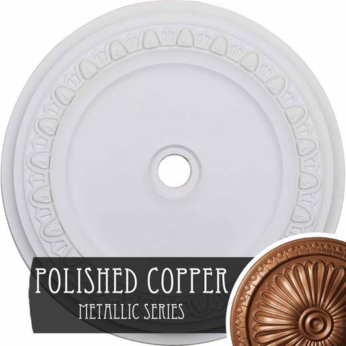 Ekena Millwork Caputo Ceiling Medallion - Primed Polyurethane - CM41CAPOS