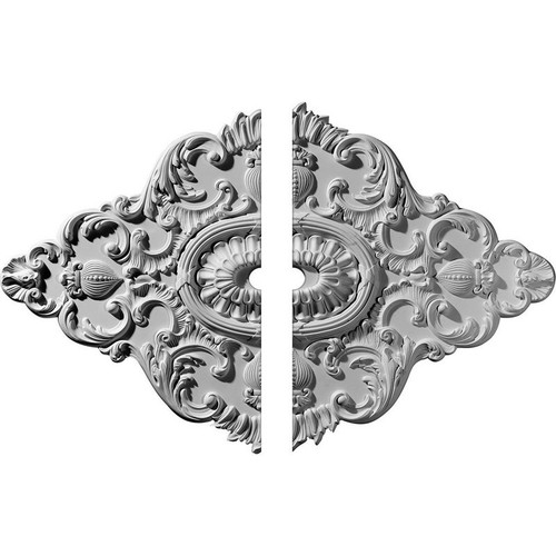 Ekena Millwork Ashford Ceiling Medallion - Primed Polyurethane - CM42X28AS2-03000