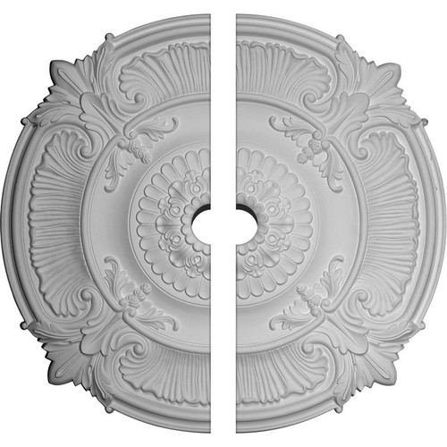 Ekena Millwork Attica Acanthus Leaf Ceiling Medallion - Primed Polyurethane - CM53AT2-05000