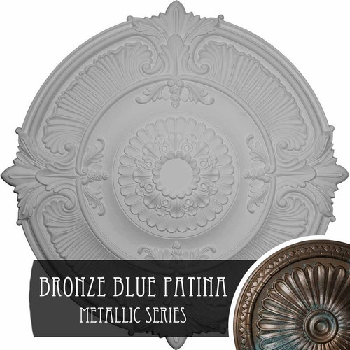 Ekena Millwork Attica Acanthus Leaf Ceiling Medallion - Primed Polyurethane - CM53ATBBS