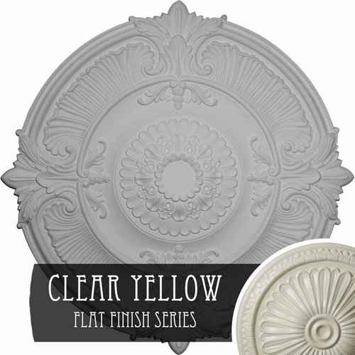 Ekena Millwork Attica Acanthus Leaf Ceiling Medallion - Primed Polyurethane - CM53ATCYF