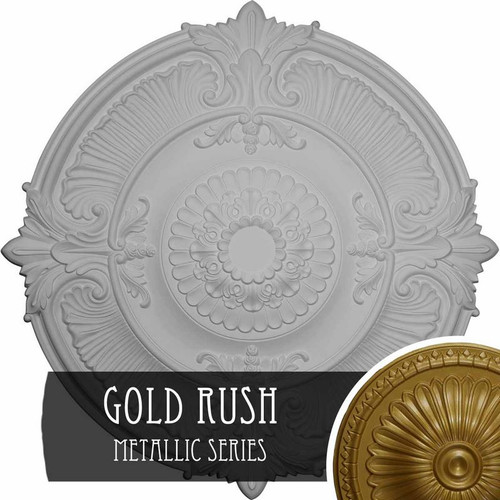 Ekena Millwork Attica Acanthus Leaf Ceiling Medallion - Primed Polyurethane - CM53ATGLS