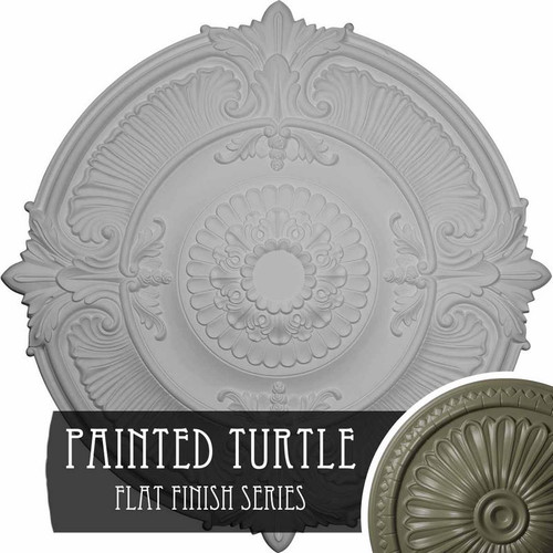 Ekena Millwork Attica Acanthus Leaf Ceiling Medallion - Primed Polyurethane - CM53ATPTF